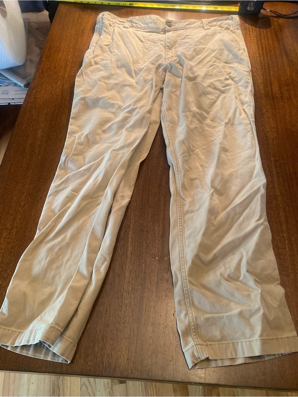 Carhartt Mens Relaxed Fit Rugged Flex Canvas Work Pants 102291 Dark Khaki 38x32